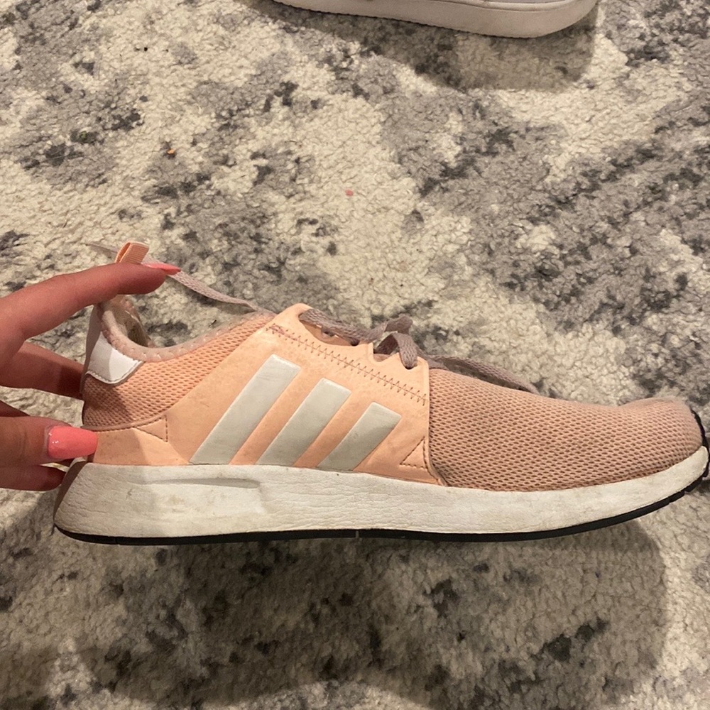 pink adidas just need to be cleaned
